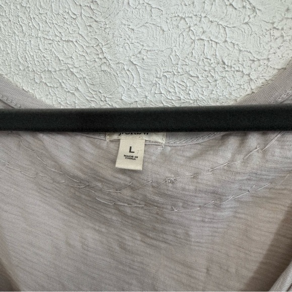 J. Crew Grey Marled Sequin Embellished Tank Top Size Large - Picture 2 of 7